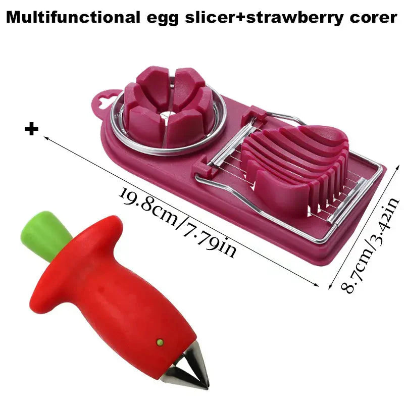 2-Pack: Strawberry Huller Stem Remover