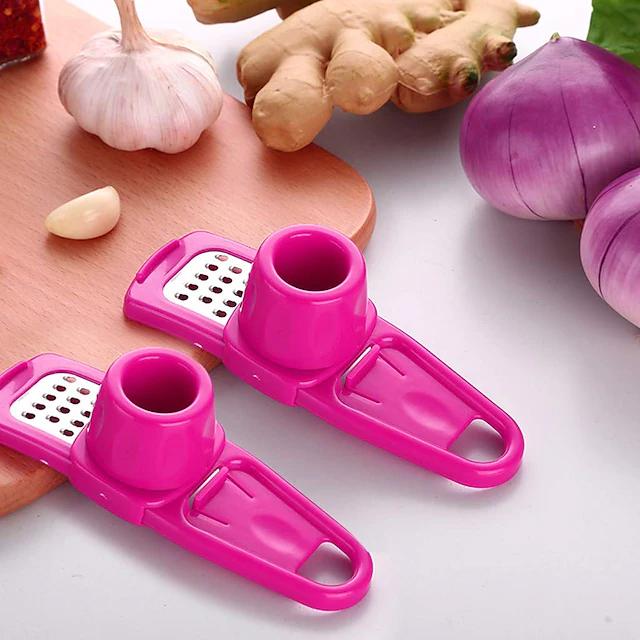 2-Piece: Garlic Vegetable Cutter