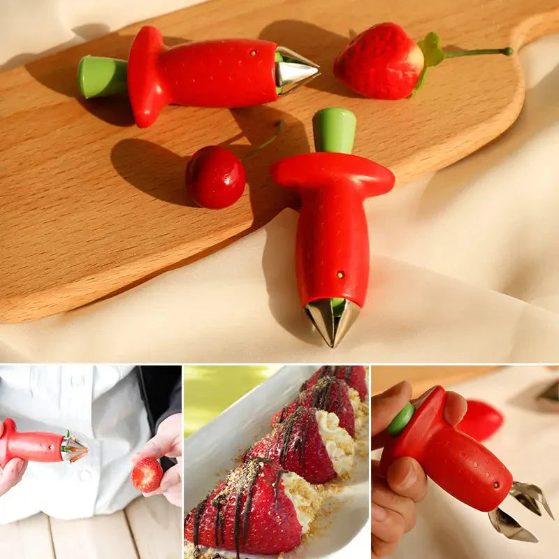 2-Pack: Strawberry Huller Stem Remover