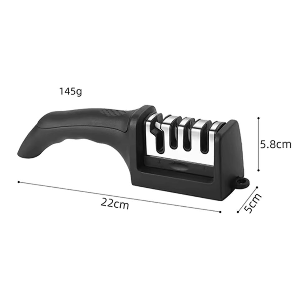 Professional Knife Sharpener 4 Stages Stone Tungsten Diamond Ceramic Tool